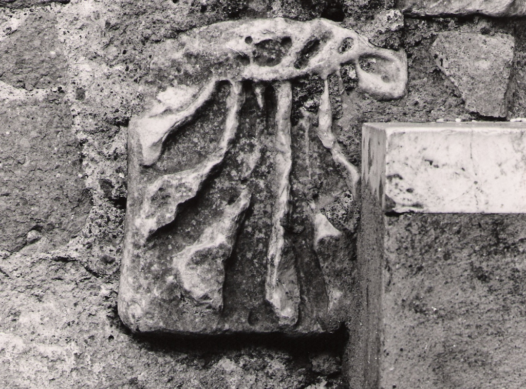 decorazione plastica, frammento - ambito romano (fine/inizio secc. III/ IV)