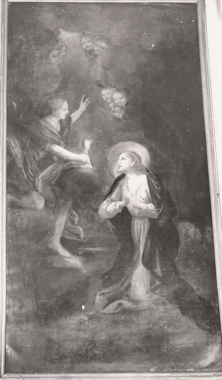 orazione di Cristo nell'orto di Getsemani (dipinto) - ambito laziale (sec. XVIII)