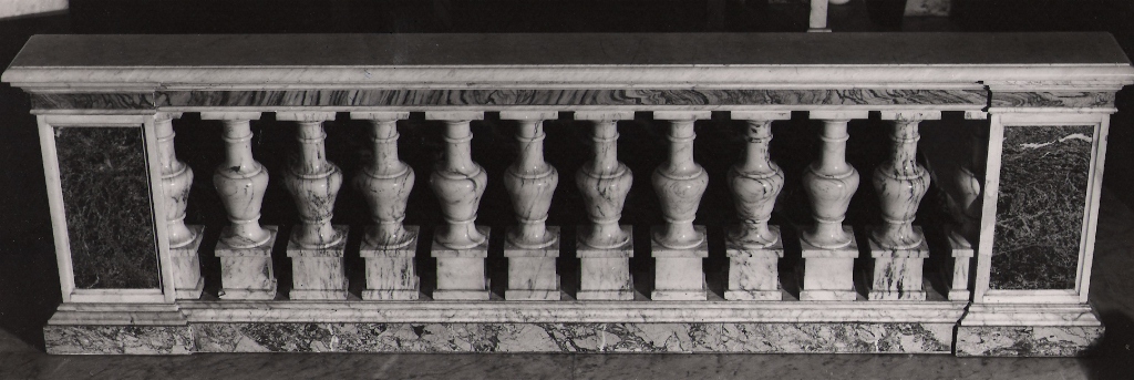 balaustrata - ambito laziale (seconda metà sec. XVIII)