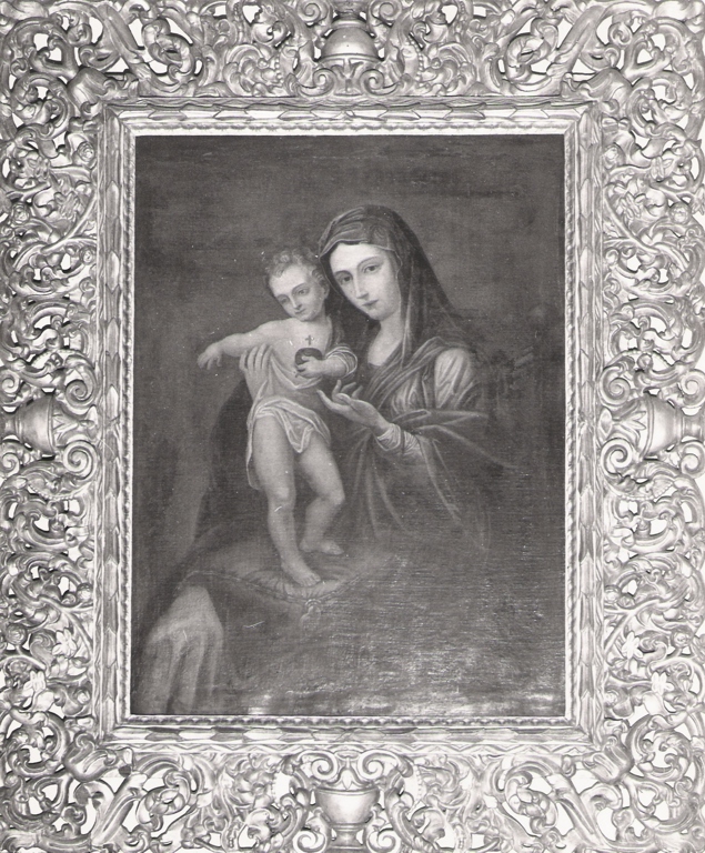 motivi vegetali e anfore (cornice) - ambito laziale (prima metà sec. XVIII)