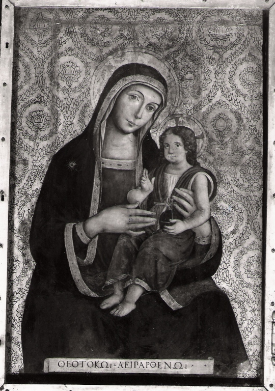 Madonna con Bambino (dipinto) di Aquili Antonio detto Antoniazzo Romano (attribuito) (secc. XV/ XVI)