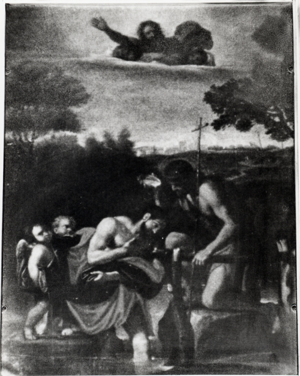 battesimo di Cristo (dipinto) - ambito Italia centrale (sec. XVII)