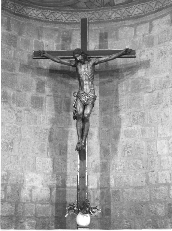 Cristo crocifisso (scultura) - ambito Italia centrale (secc. XVI/ XVII)