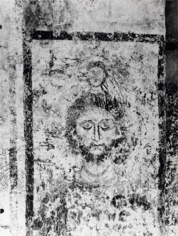 San Cristoforo e Gesù Bambino (dipinto) - ambito Italia centrale (fine/inizio secc. XII/ XIII)