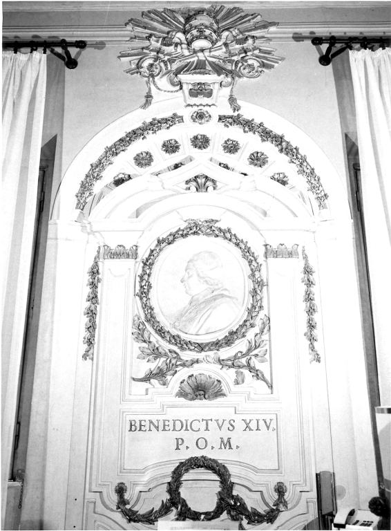 papa Benedetto XIV (rilievo) - ambito laziale (sec. XVIII)