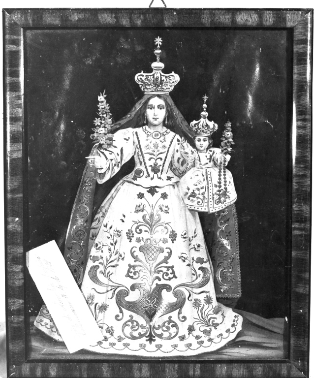 Madonna con Bambino (ex voto) - ambito laziale (sec. XX)