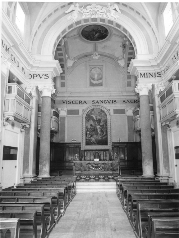 iscrizione (decorazione pittorica) - ambito laziale (sec. XVII)