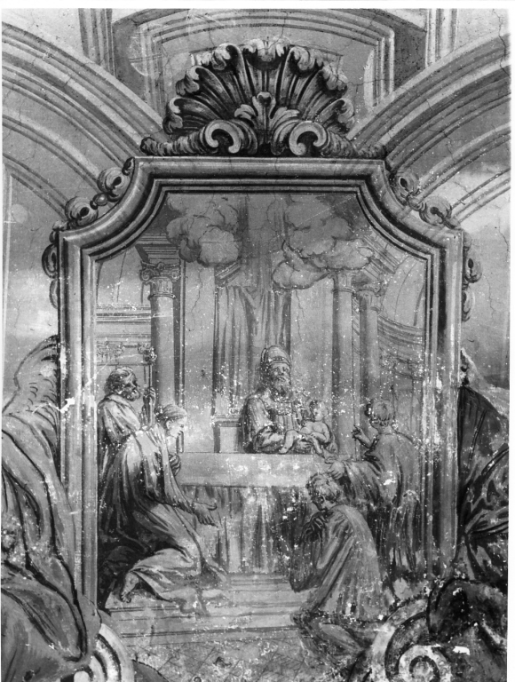 presentazione di Gesù al tempio (dipinto) - ambito laziale (fine/inizio secc. XVII/ XVIII)