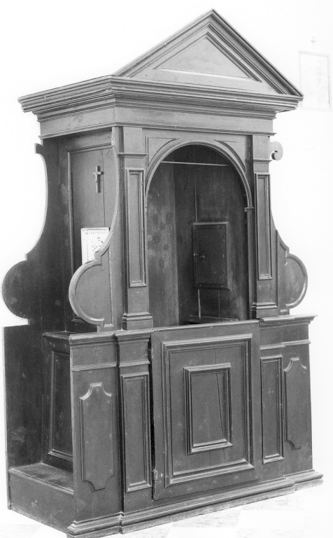 confessionale - ambito Italia centrale (secc. XVIII/ XIX)