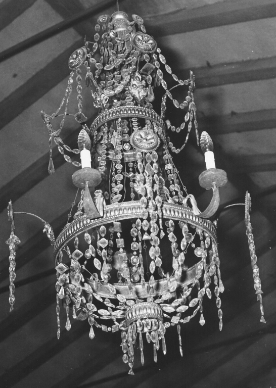 lampadario - ambito laziale (sec. XVIII)