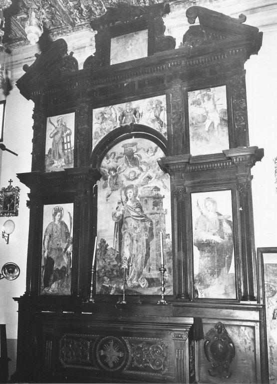 dossale - ambito abruzzese (sec. XVII)