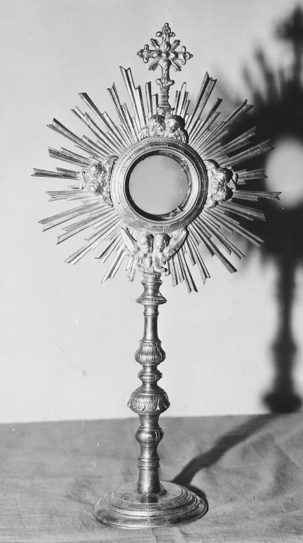 ostensorio - ambito laziale (metà sec. XIX)