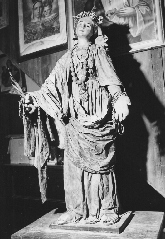 Santa Savina (statua) - ambito laziale (prima metà sec. XIX)