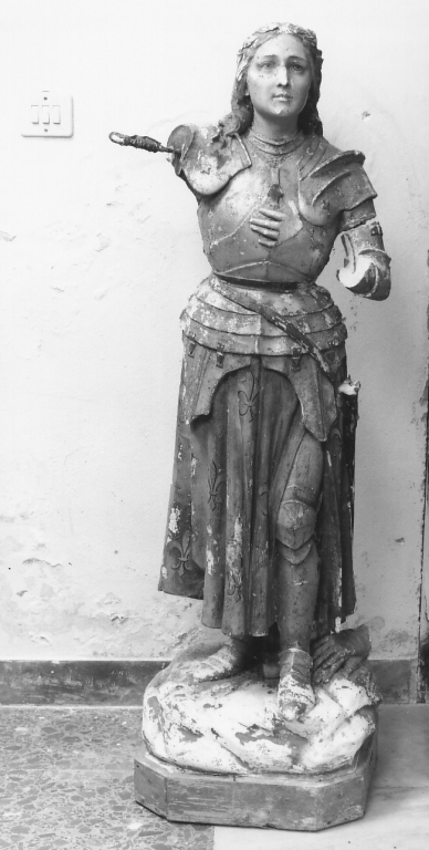 Santa Giovanna d'Arco (statua processionale) - ambito laziale (sec. XIX)