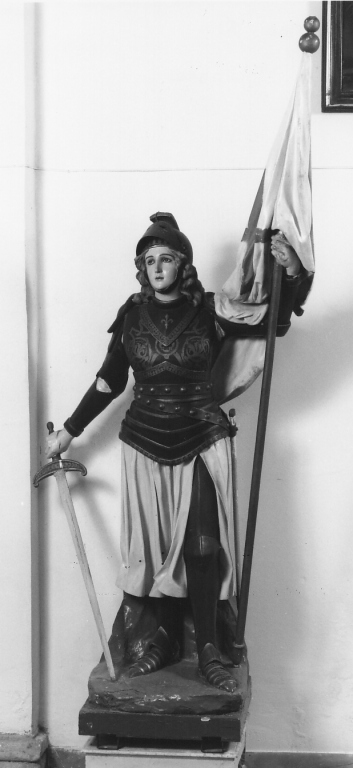 Santa Giovanna d'Arco (statua processionale) - ambito laziale (sec. XIX)