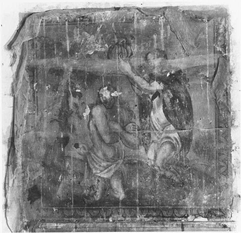 battesimo di Cristo (dipinto) - ambito laziale (inizio sec. XVII)