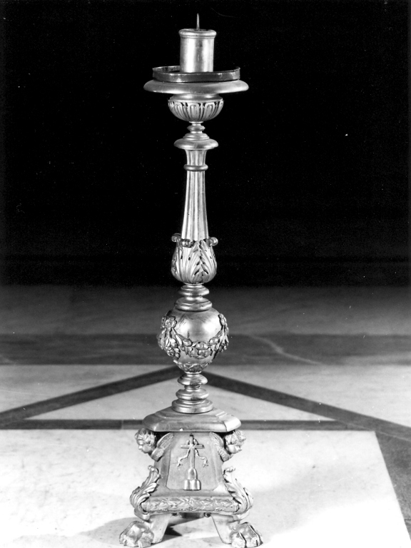 candelabro, serie - manifattura romana (sec. XIX)