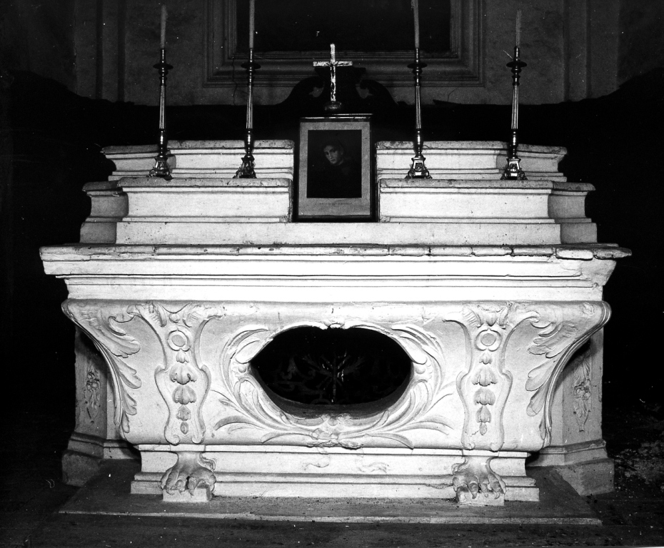 altare - a mensa - manifattura laziale (metà sec. XVIII)