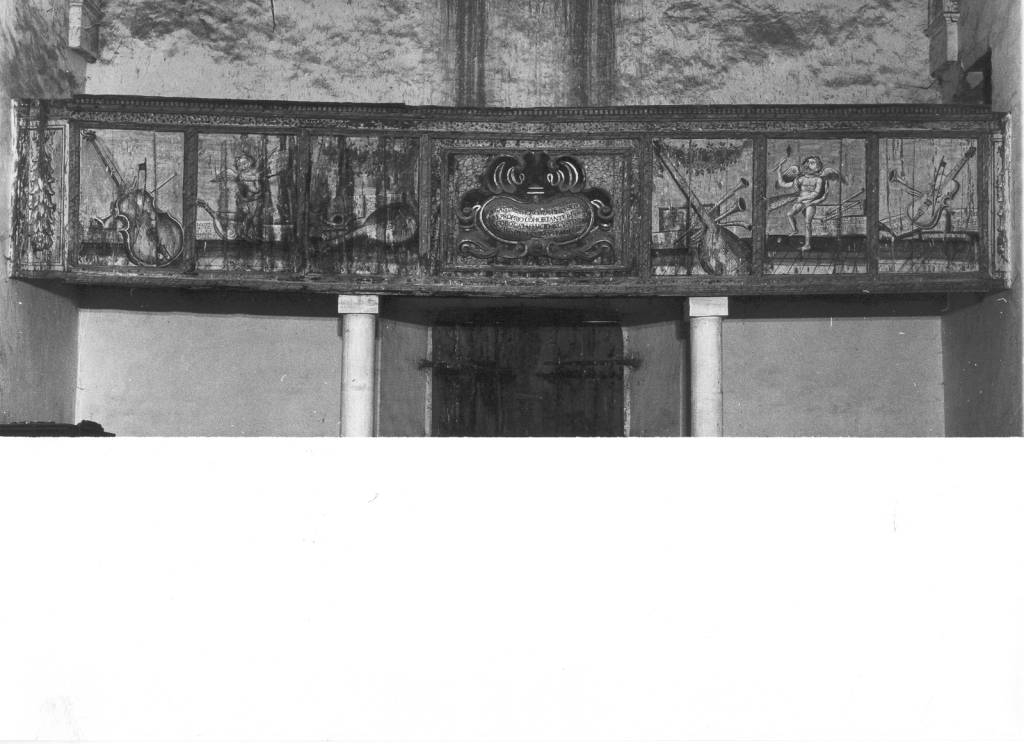 parapetto di cantoria - ambito laziale (sec. XVII)