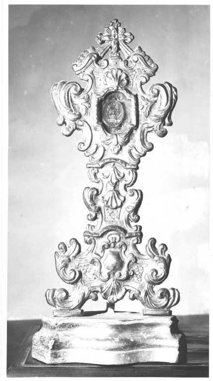 reliquiario - a ostensorio - ambito romano (sec. XVIII)
