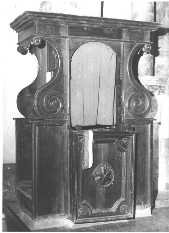 confessionale - ambito laziale (sec. XVIII)