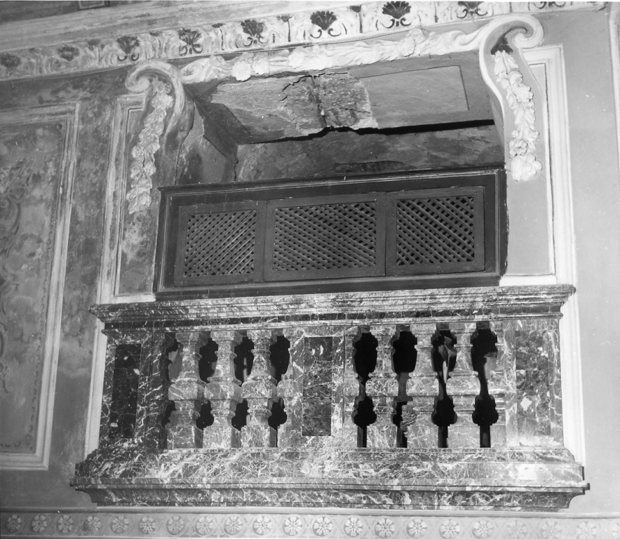 balaustrata - ambito laziale (sec. XVIII)