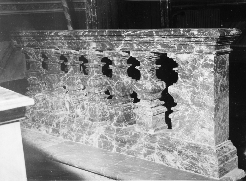 balaustrata - ambito laziale (sec. XVIII)