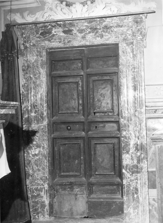 mostra di porta, serie - ambito laziale (sec. XVIII)