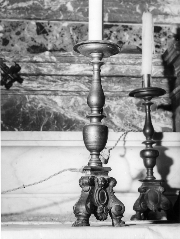 candeliere, serie - manifattura laziale (sec. XVIII)