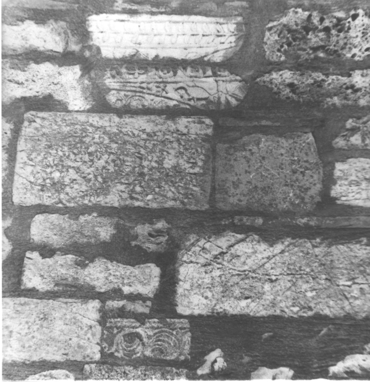 rilievo, frammento - ambito laziale (sec. VIII)