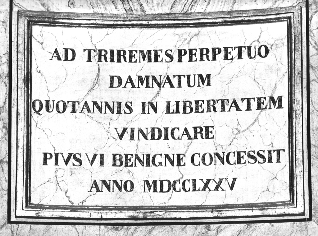 targa - ambito romano (sec. XIX)