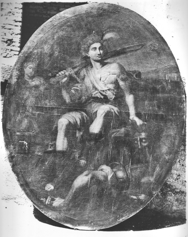 David con la testa di Golia (dipinto, ciclo) - ambito romano (sec. XVII)