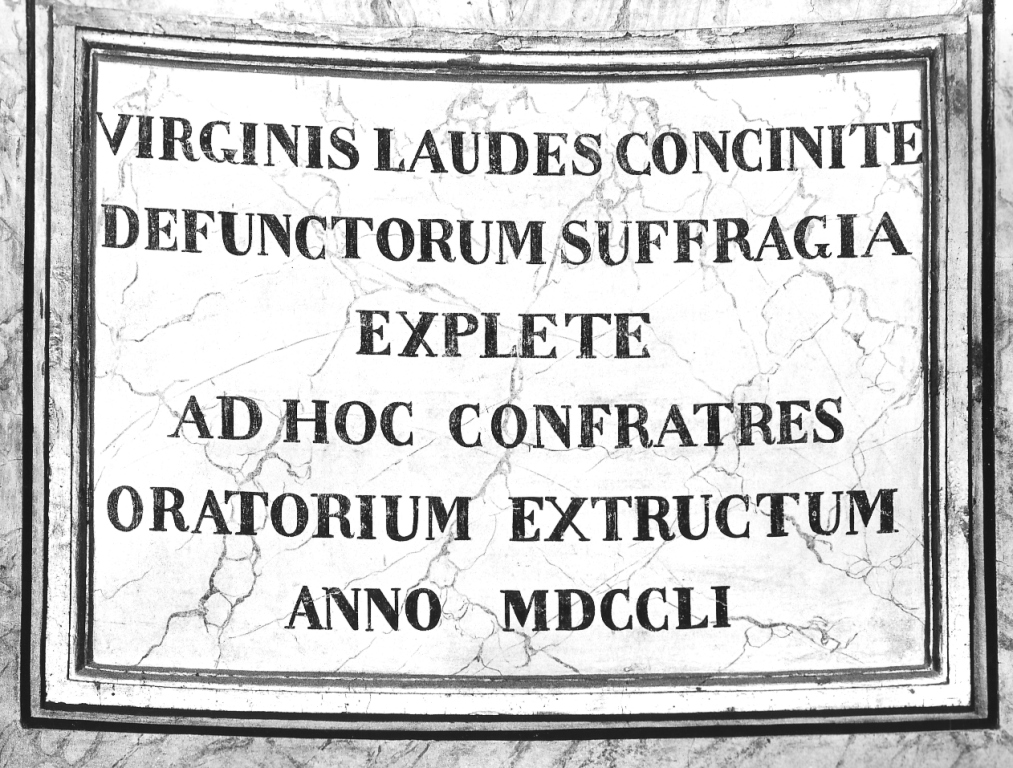 targa - ambito romano (sec. XIX)