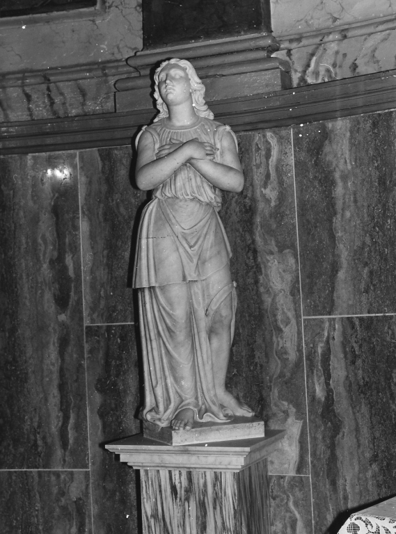 angelo orante (statua) - ambito laziale (sec. XIX)