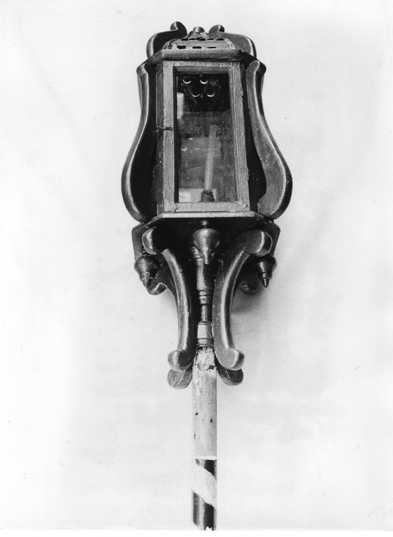 lanterna processionale, coppia - ambito laziale (sec. XVIII)