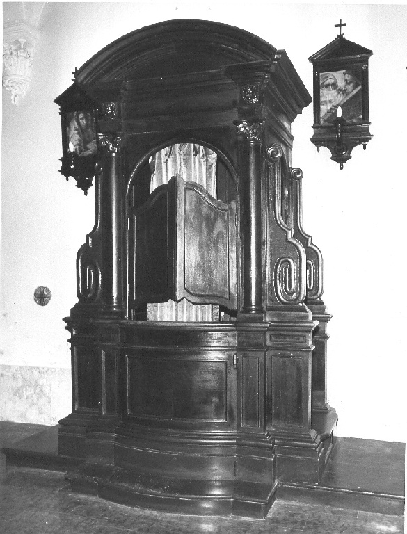 confessionale - ambito laziale (inizio sec. XX)