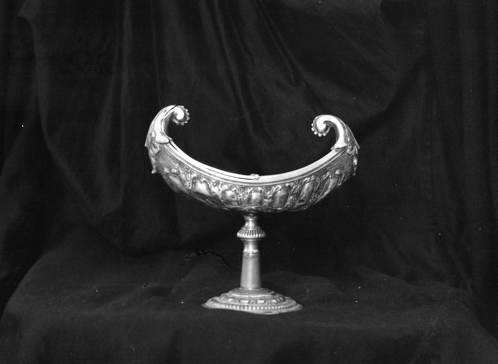 navicella portaincenso, opera isolata - ambito laziale (prima metà sec. XIX)