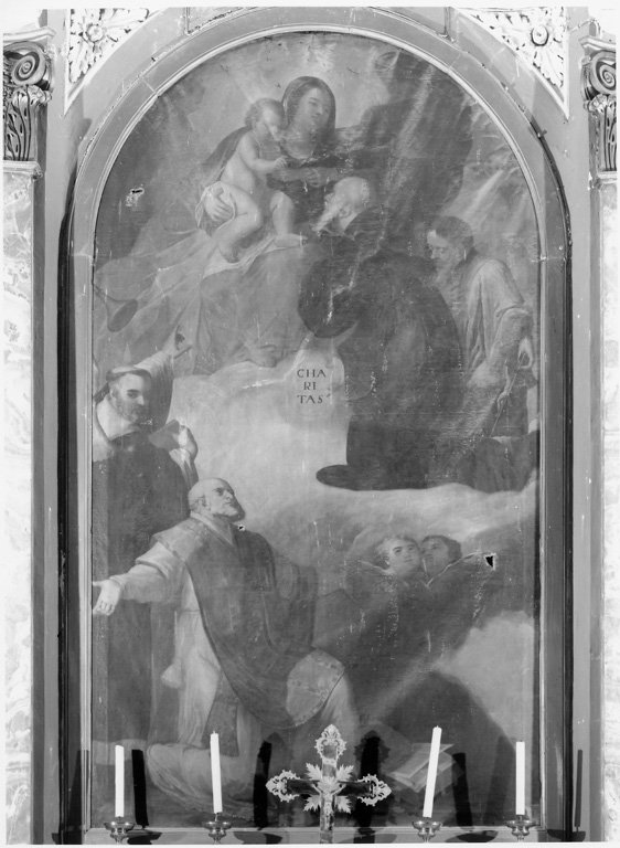 San Tommaso da Villanova e San Antonino (pala d'altare) - ambito laziale (metà sec. XIX)