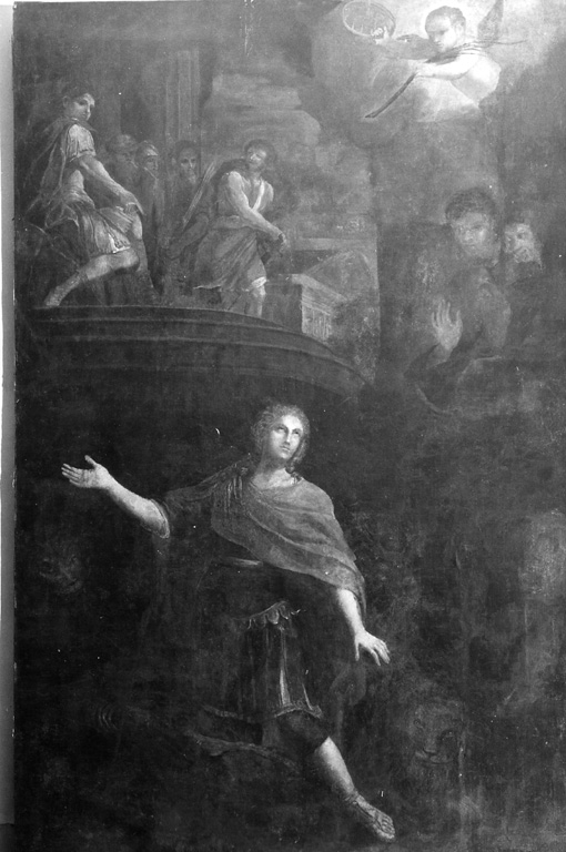 Sant'Agapito e i leoni (dipinto) di Camassei Andrea (sec. XVII)
