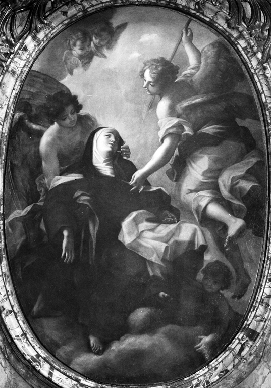 estasi di Santa Teresa d'Avila (dipinto) di Odazzi Giovanni (sec. XVIII)