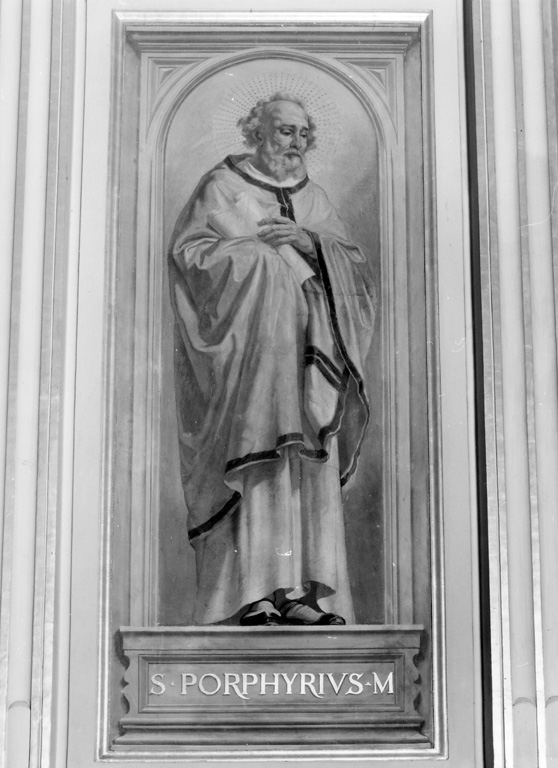 San Porfirio (dipinto) di Bruschi Domenico (sec. XIX)