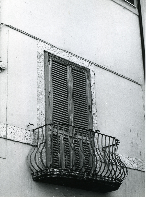 balcone - ambito laziale (sec. XVIII)