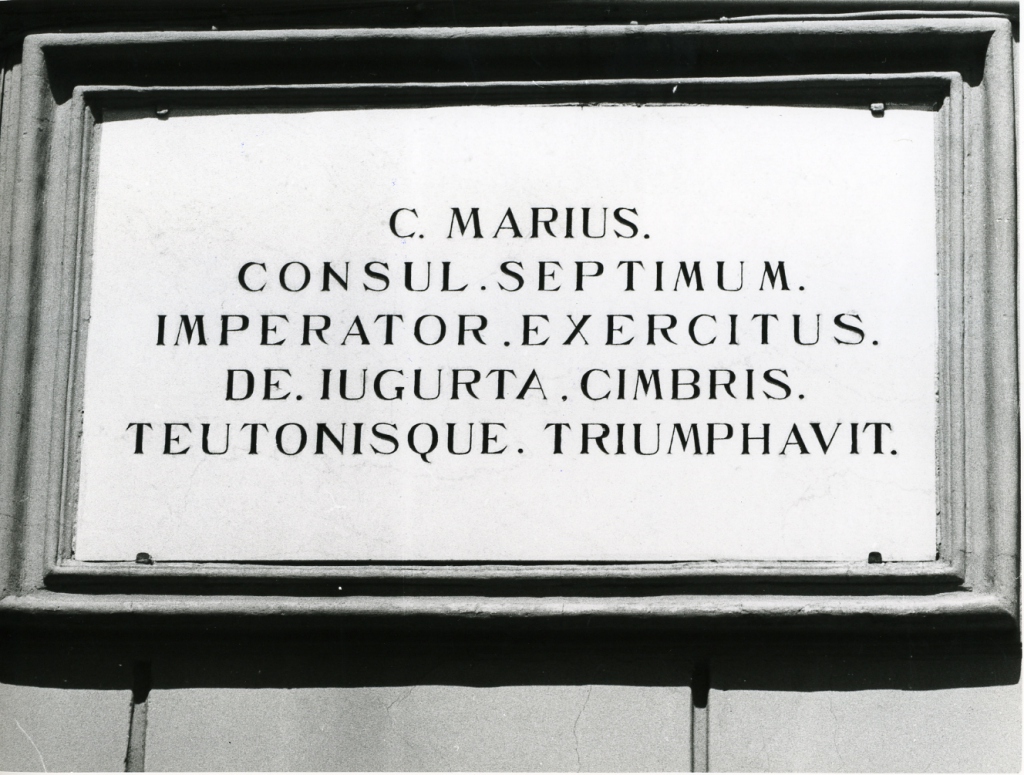 lapide commemorativa - ambito laziale (prima metà sec. XVII)