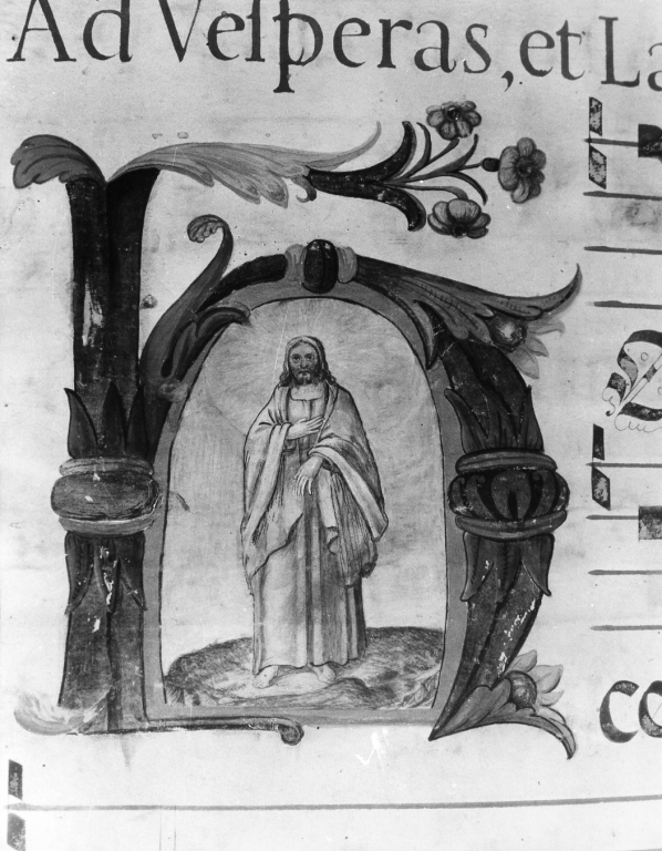 Gesù Cristo (miniatura) - ambito laziale (sec. XVII)