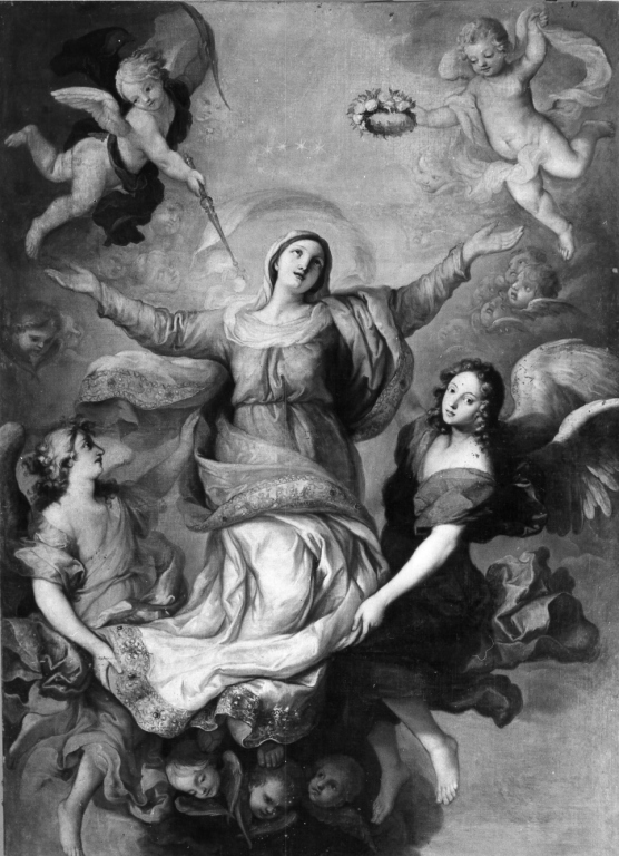 assunzione della Madonna (dipinto) di De La Haye Lucas detto Fra' Luca Fiammingo (sec. XVII)