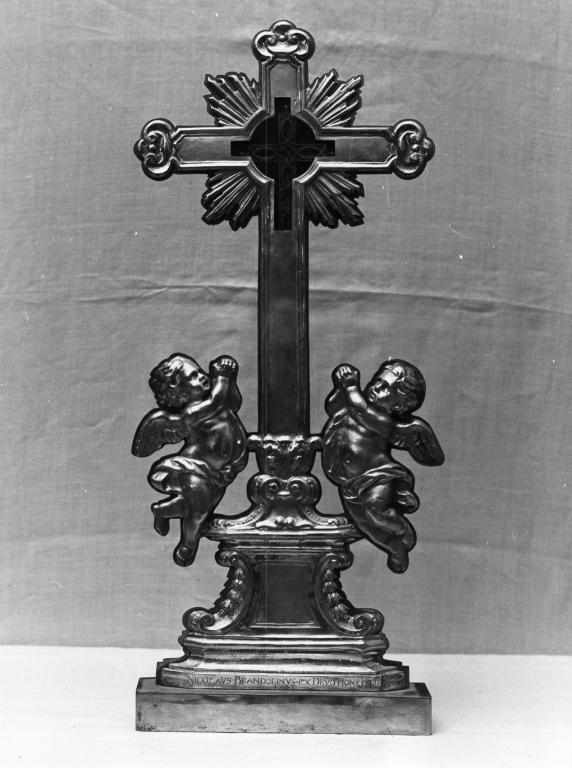 reliquiario - a ostensorio - ambito laziale (sec. XVIII)