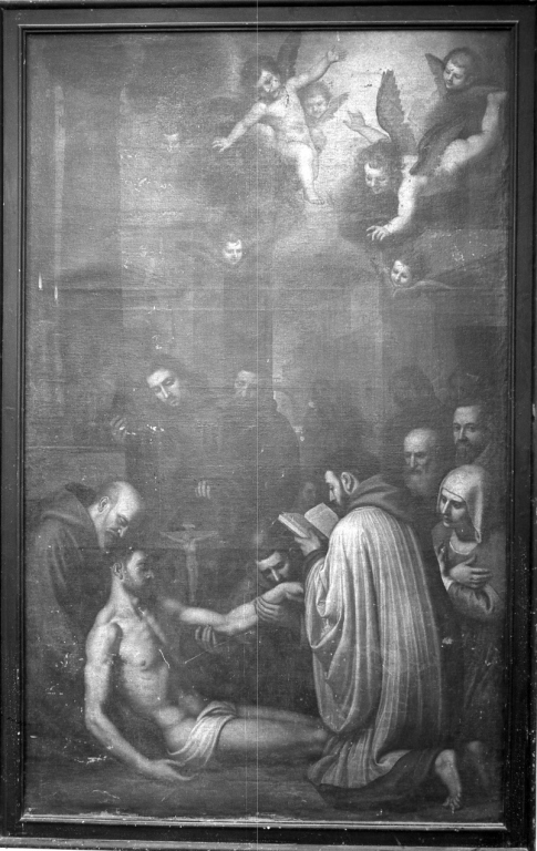 morte di San Francesco d'Assisi (dipinto) di Cresti Domenico detto Passignano (sec. XVII)
