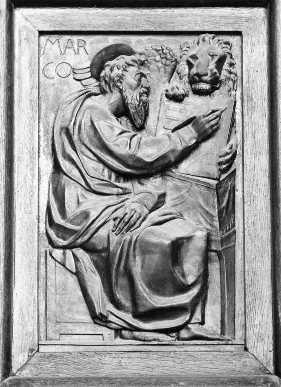 San Marco Evangelista (rilievo) di Crocetti Venanzo (sec. XX)