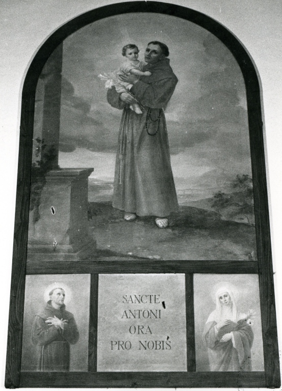 Sant'Antonio da Padova con il Bambino; Santa Caterina da Siena (dipinto) - ambito laziale (sec. XX)
