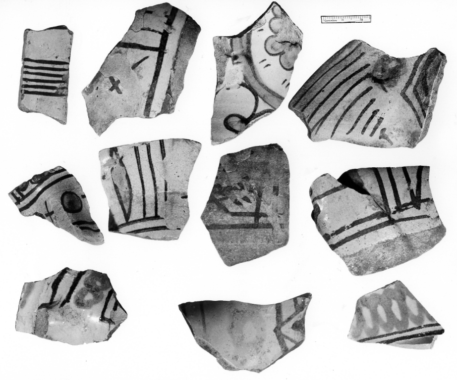 recipiente, frammento - ambito laziale (prima metà sec. XV)